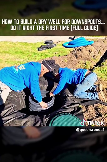 How to Build a Dry Well for Downspouts… Do It RIGHT the First Time (Full Guide) #Drainage #DryWell #Downspout #YardDrainage #HomeImprovement #DIYHome #Landscaping #WaterManagement #FixItRight #ContractorTips #Well #USA