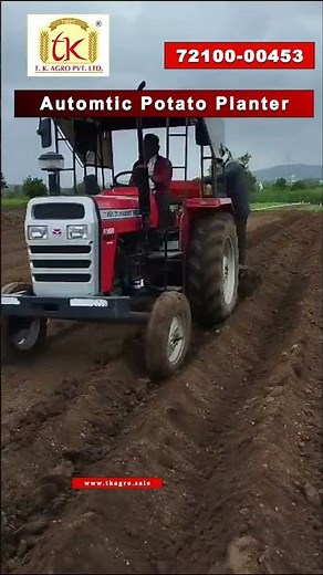 Automatic Potato Planter 2 Row!