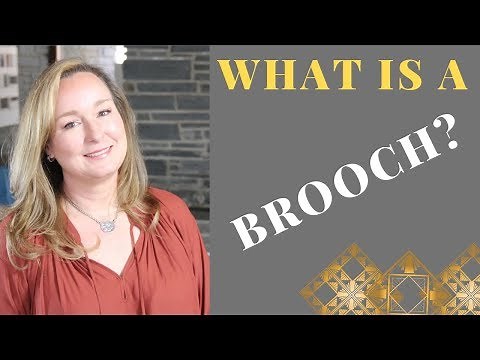 What Is A BROOCH? | Jewelry Pin