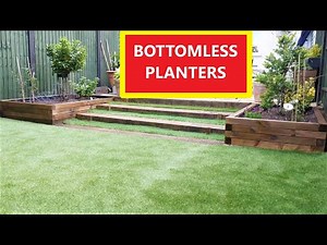 How to Make a Planter Box - BOTTOMLESS DIY PLANTER BOX | Garden Planter Decor Ideas