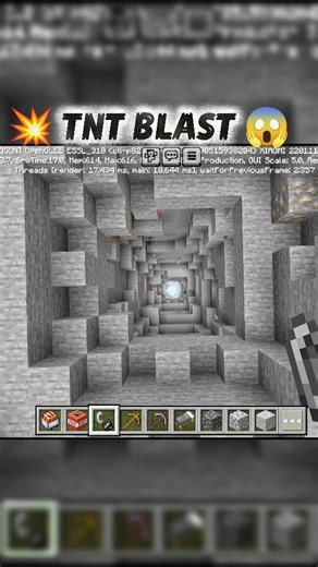 Day 2| Minecraft TNT Explosion Experiment 😱💥 | Noob vs TNT ____#minecraft#tntexplosion#shorts