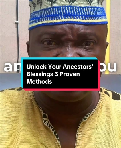 African_AncestralWisdom (@african_ancestralwisdom) - Unlock Your Ancestors' Blessings with Proven Methods