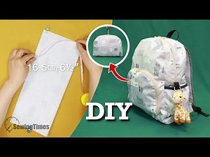 The Best Way to Make a Lightweight Foldable Backpack🎒Perfect for Travel