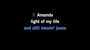 Karaoke Amanda - Don Williams - CDG, MP4, KFN - Karaoke Version