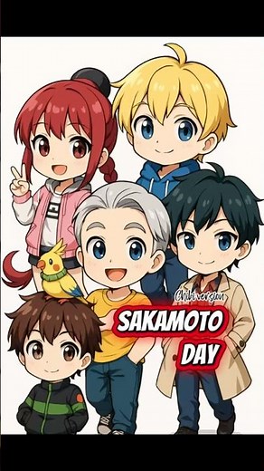 Sakamoto Days – Chibi Version Transformation! 🧡✨