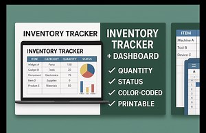 Tool Inventory Tracker Excel Template: CNC Machine Shop Tool Crib Sheet (digital Download)) - Etsy