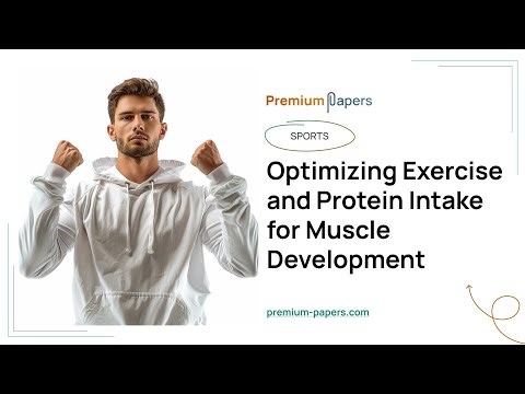 Optimizing Exercise and Protein Intake for Muscle Development - Essay Example