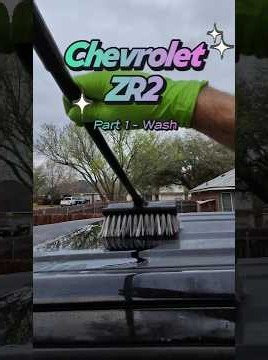 Chevy ZR2 gets a wash before polishing | Auto Detail Near Me Kyle TX