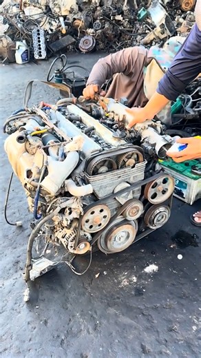 2jz turbo engine testing #toyota#supra