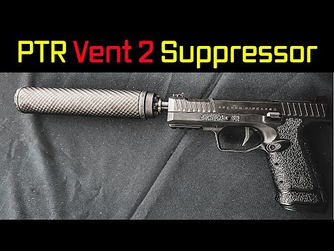 The future of Stealth: PTR's VENT 2 Suppressor -- SHOT Show 2024