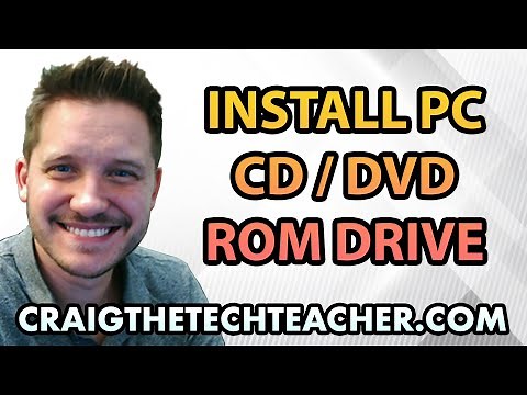 How To Install A Computer CD, DVD or Bluray ROM Drive (2022)