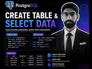PostgreSQL CREATE TABLE Command | Complete Beginner Tutorial