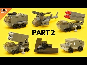 Lego Micro Military Mini Vehicles - Part 2 (Tutorial)