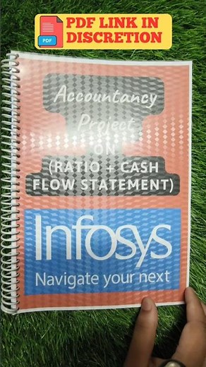 Accountancy Project File Class 12th (Infosys) #project #viral #trending #schoolproject