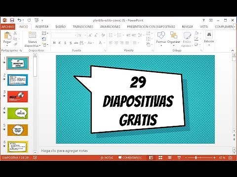 Plantilla Power Point estilo Comic gratis