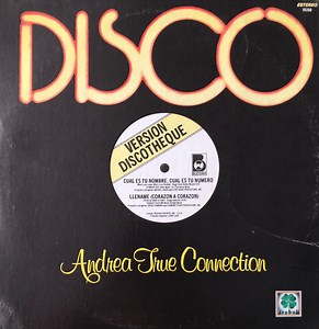 Andrea True Connection - What's Your Name, What's Your Number / Fill Me Up (Heart To Heart)