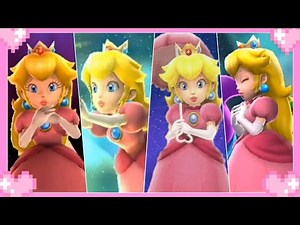 💗Super Mario Galaxy 2 (all peach scenes) 🌟
