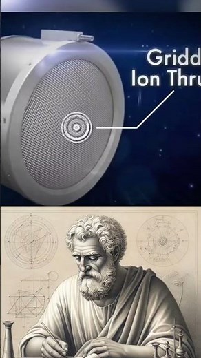 An ion thruster is an advanced propulsion system that uses electric fields to accelerate ions#shorts