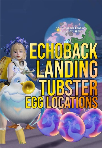 Beach Form Tubster Egg locations! Echoback Landing Eggs #AniimoCreator #Aniimo #AniimoGlobalLaunch #MyAniimo