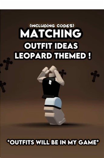 Code tut pinned! 🐆#roblox #robloxfyp #robloxoutfits #robloxgroup #leopard #robloxedit