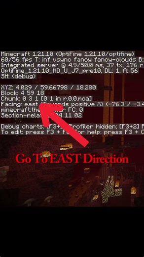Find a neather fortress in a 2sec. How to find nether fortress in mincraft #minecraft #gaming