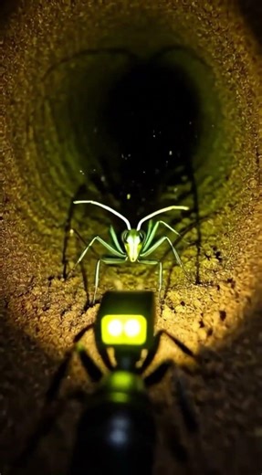 Ant Colony Reacts to Mysterious Robot Intruder #trending #ants