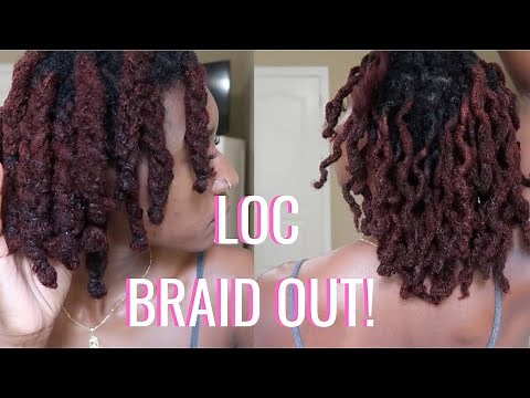 The PERFECT Loc Braid Out! | NO RETWIST + NO PRODUCTS! ✨