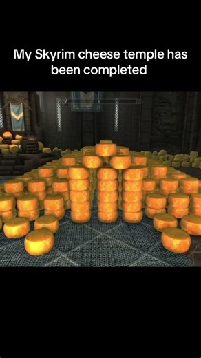 My Skyrim Cheese Temple has been completed #skyrim #elderscrolls #skyrimspecialedition
