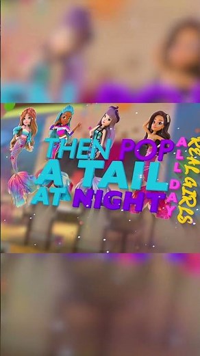 Mermaid High Theme Lyric Video 2/3. #singalong 🧜🏾‍♀️🫧 | Mermaid High Shorts | Shorts For Kids