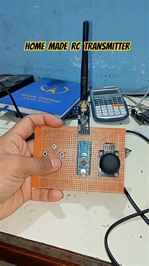 Homemade rc transmitter using Arduino Uno #arduino #uno #rctransmitter #homemade #reciver #diy #nano