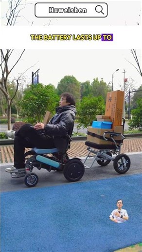 Compact Foldable Electric Wheelchair for Travel