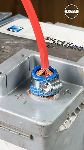 72K views · 181 reactions | Battery terminal connection method #battery #connections #trick | Entice studio | Facebook