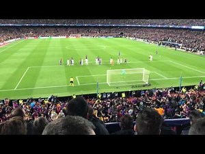 FC Barcelona - PSG winning goal from the stands 6-1! Sergi Roberto!