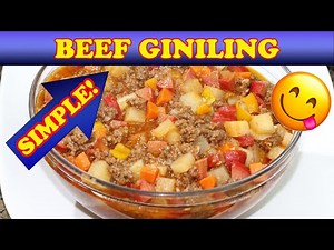 Beef Giniling | How to cook Beef Giniling | Filipino classic with a twist! POTS & PANS