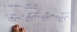 \\text { O-Toluidine } \xrightarrow [ \text { Hot } \mathrm { ... | Filo
