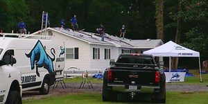 Roofing company helps replace roof of Georgetown Co. recovery ministry