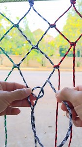 7.4M views · 81K reactions | Snake Knot/ Tying Net Knot. #climbingnet #essentialknots #lashingknot #knottying #bowlineknot #reels #knots #tyingknots #ropeladderknot #shorts | Millie | Facebook