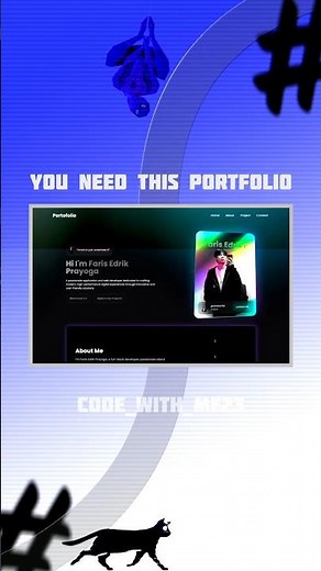3D Developer Portfolio Website using HTML, CSS & JavaScript 🚀