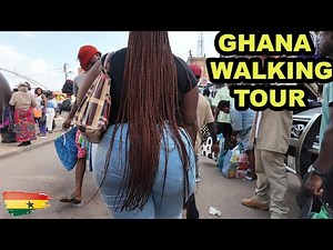 AFRICA Street life Unfiltered: Ghana Kumasi Sunny Day Market Rush and Unforgettable Scenes