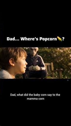 Alien Dad Drops Coldest Corn Joke 😂 | #shorts #dadjoke