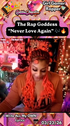 Never Love Again Rapper #GoddessCleopatra previews a new song #femalerap #TheRapGoddess #rap