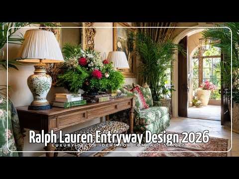 “Ralph Lauren Entryway Design 2026: Luxury Decor Ideas for Compact Spaces