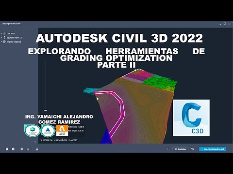 Autodesk Civil 3d 2022 Exploring Grading Optimization Part II