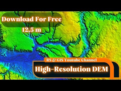 Free High Resolution DEM (12.5 m) | ALASKA (Last Update)