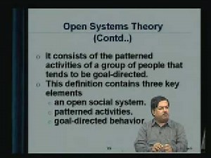 Lecture - 30 Organization Theory - I
