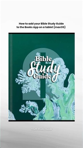 How to upload a Bible study guide PDF to the Books app for free! POV: your new daily habit ^ 🛐🙏✨