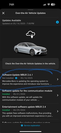 MBUX Update 2.6.1 - May 2025 - MBWorld.org Forums
