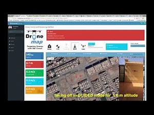 [Demo3] Dronemap Planner Mission Control of MAVLink Drone Through the Internet