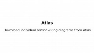 Download individual sensor wiring diagrams from Atlas