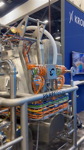 Even with all there is to see in Las Vegas, Perfinox equipment is garnering some serious attention at the Krones booth at Pack Expo! From high viscosity food products to sensitive beverage solutions, stop by to learn more about all Krones processing equipment and technology. | Krones
